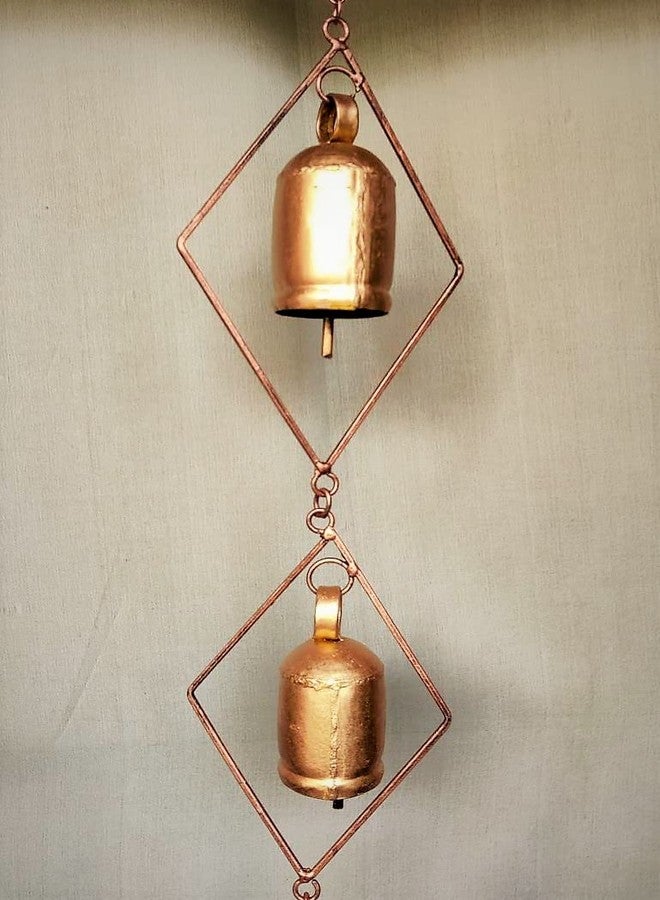 MIRAMAYEE Elegant Diamond Shape Positive Energy Wind Chimes for Home Decor, Balcony, Outdoor, Garden, Bedroom, Wind Chimes with Great Melodious - Image 3